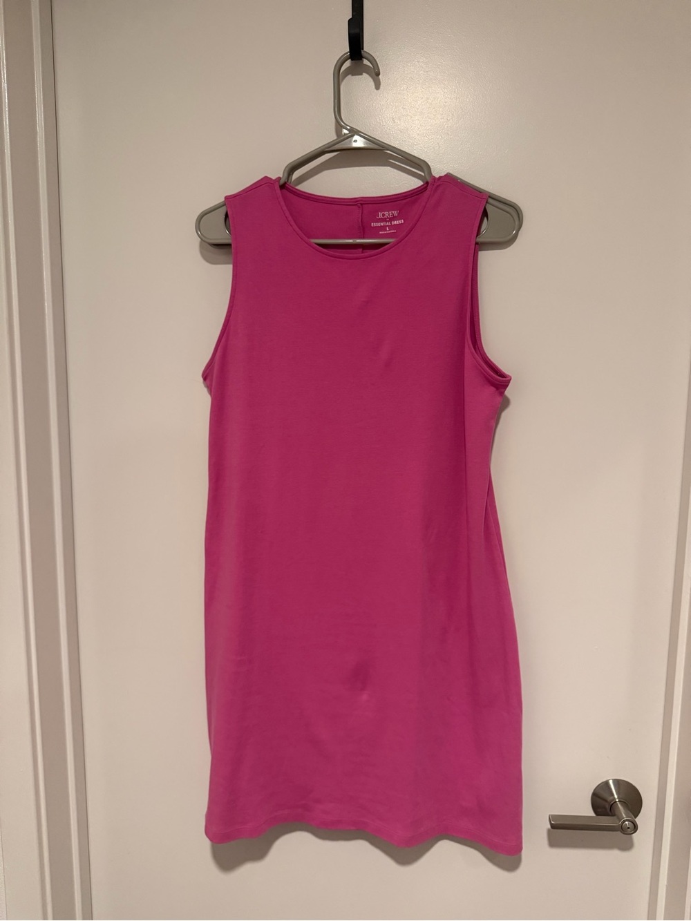 J. Crew Fuchsia Essential Sleeveless Dress